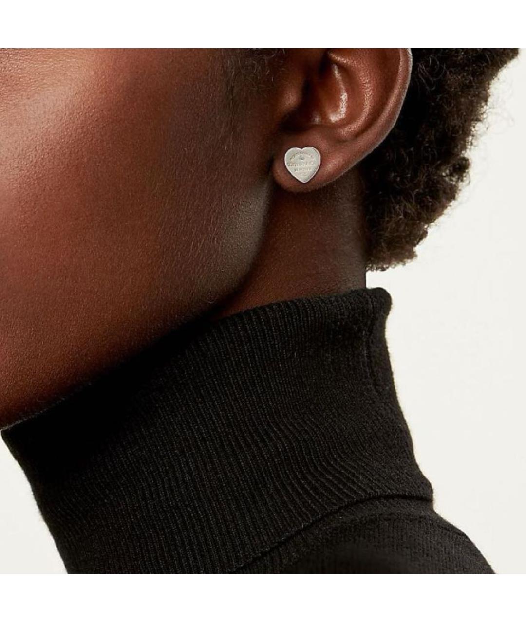 TIFFANY&CO Серебряные серебряные серьги, фото 8