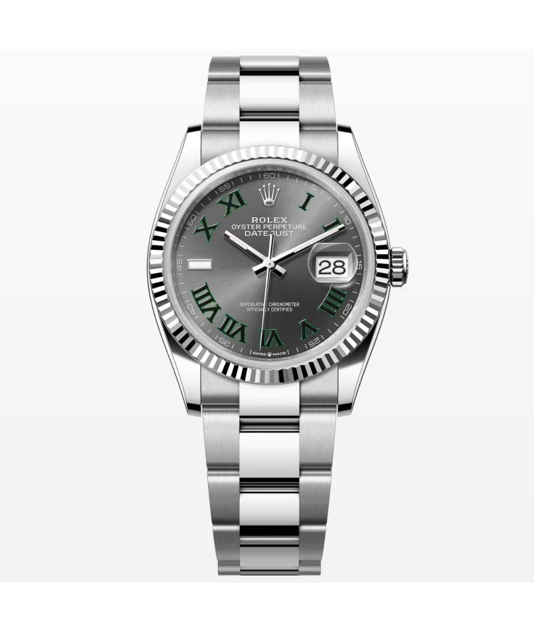 ROLEX Серебряные часы из белого золота, фото 3