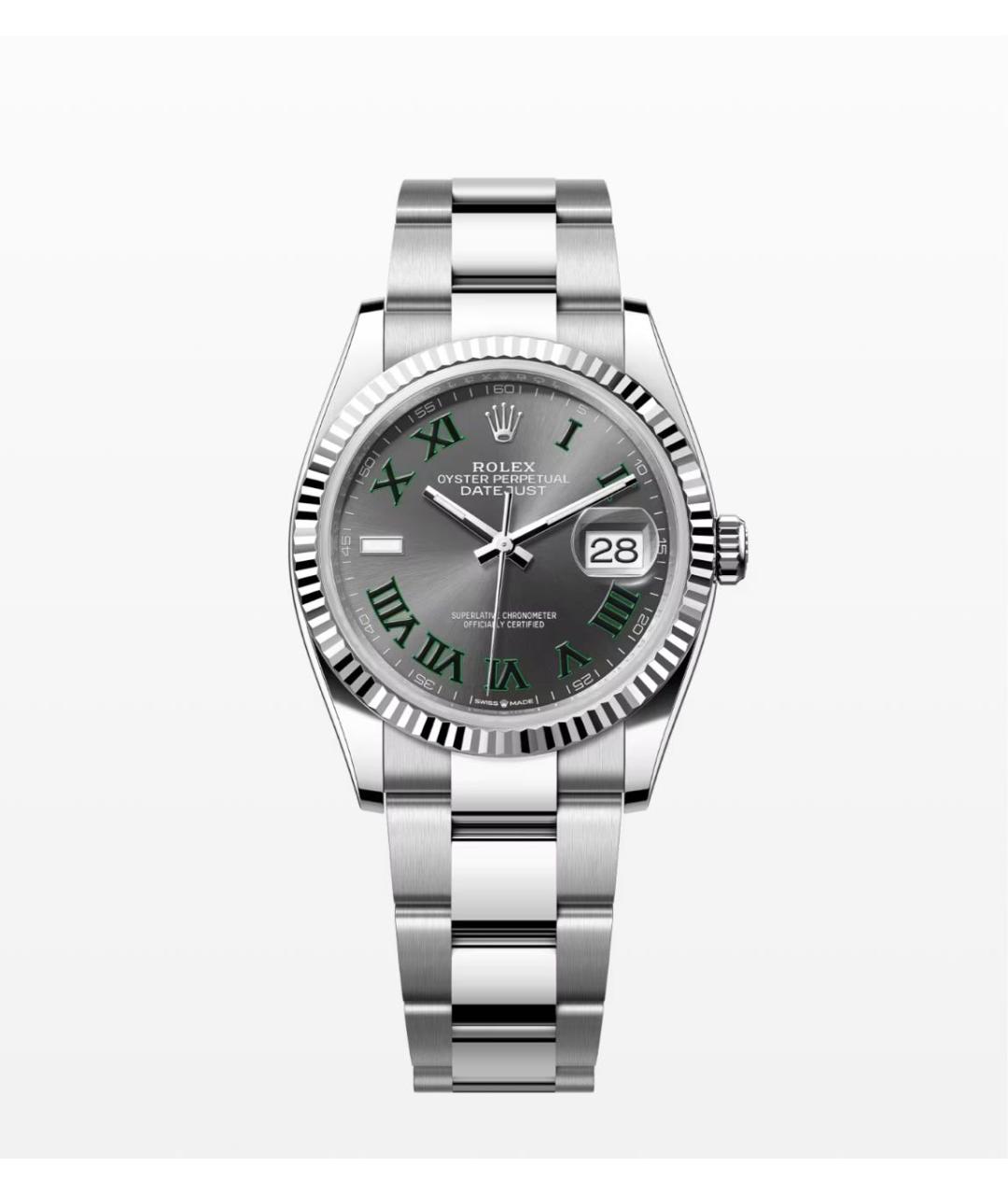 ROLEX Серебряные часы из белого золота, фото 2