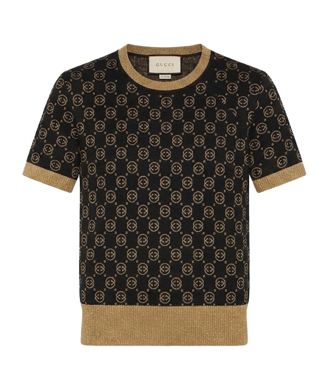 GUCCI Черный шерстяной джемпер / свитер, фото 1