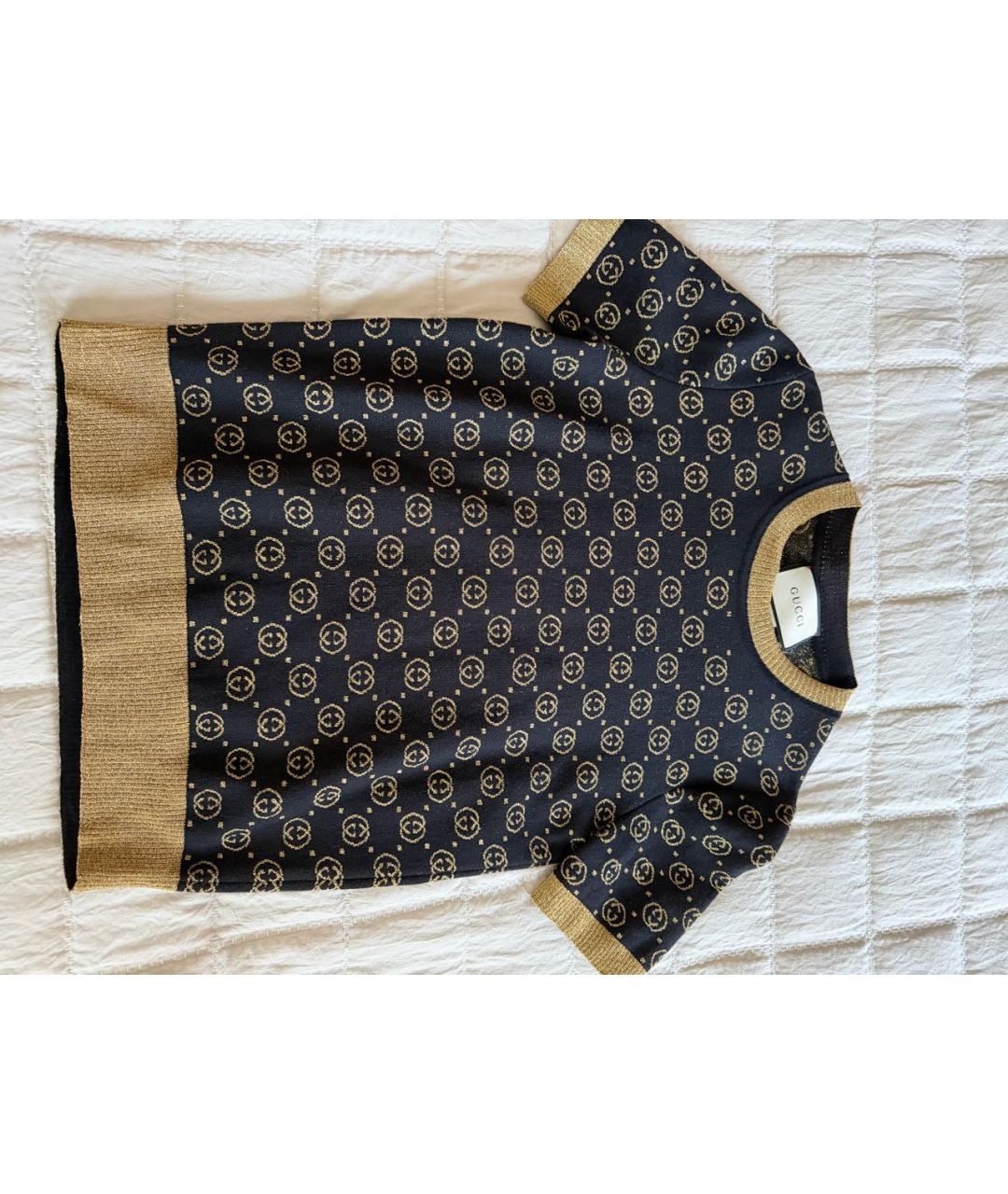 GUCCI Черный шерстяной джемпер / свитер, фото 5