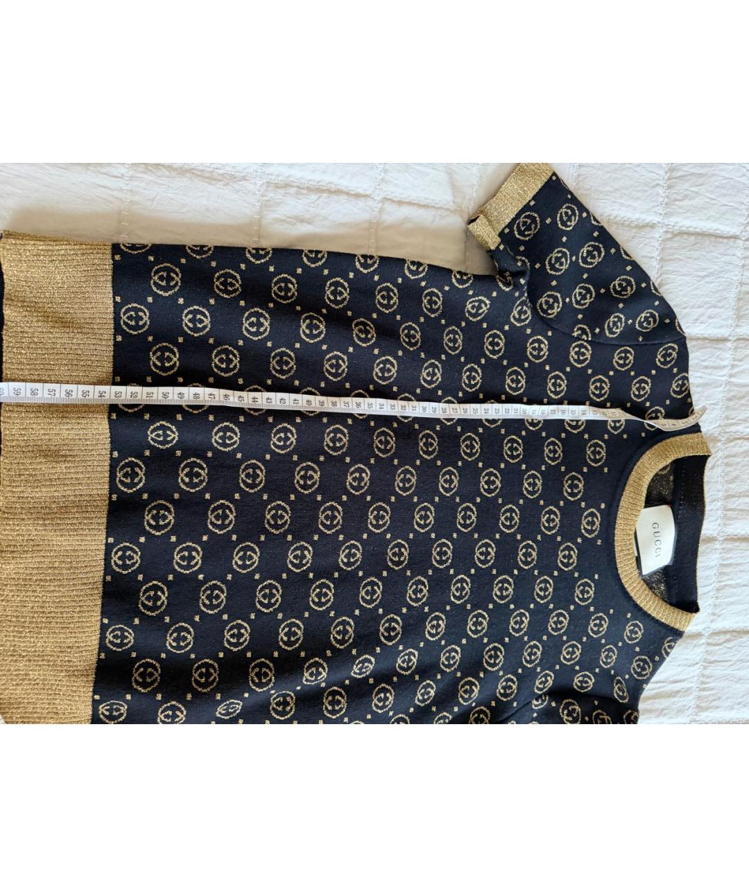 GUCCI Черный шерстяной джемпер / свитер, фото 3