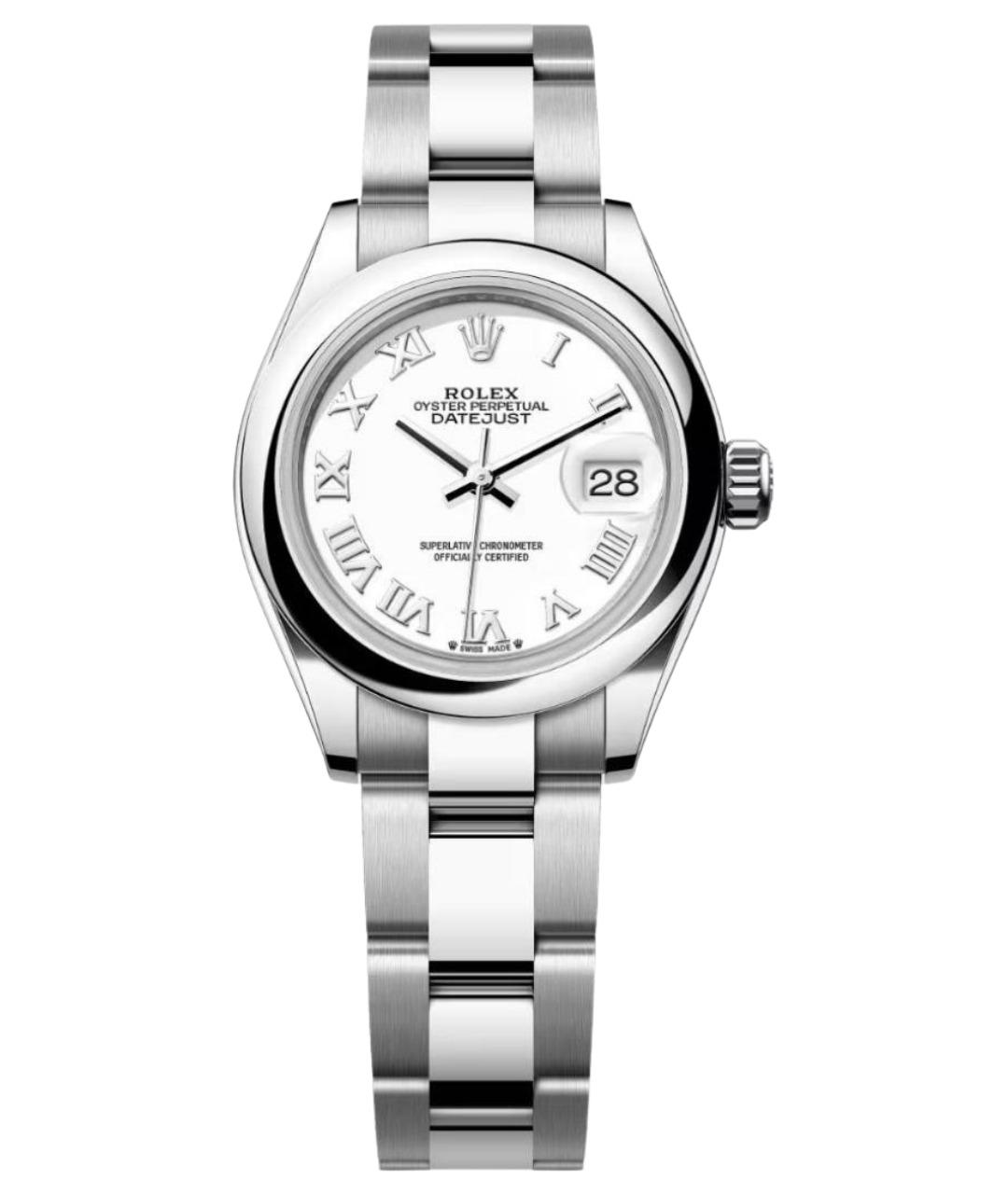 ROLEX Серебряные часы, фото 1