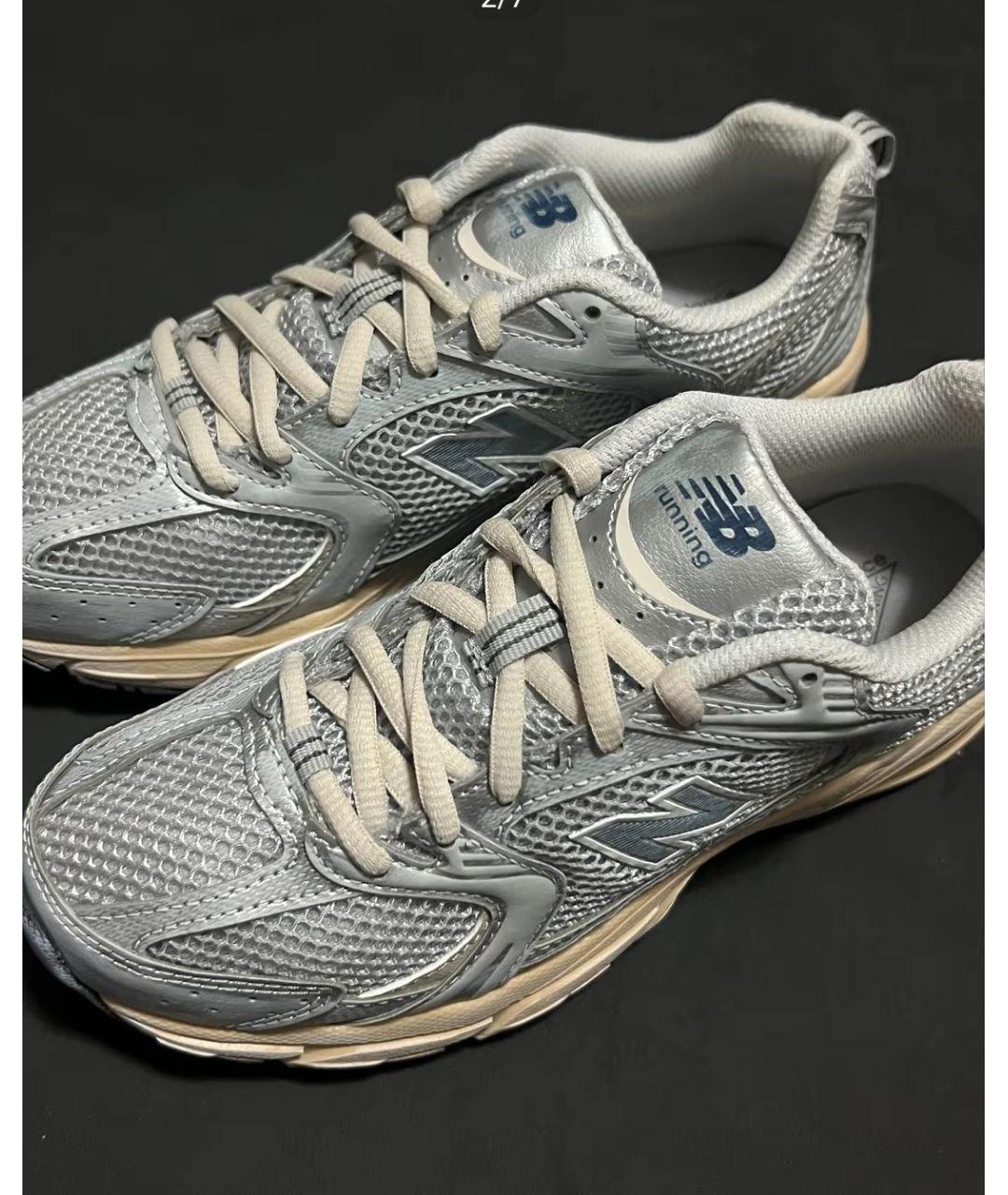 NEW BALANCE Серые кроссовки, фото 2