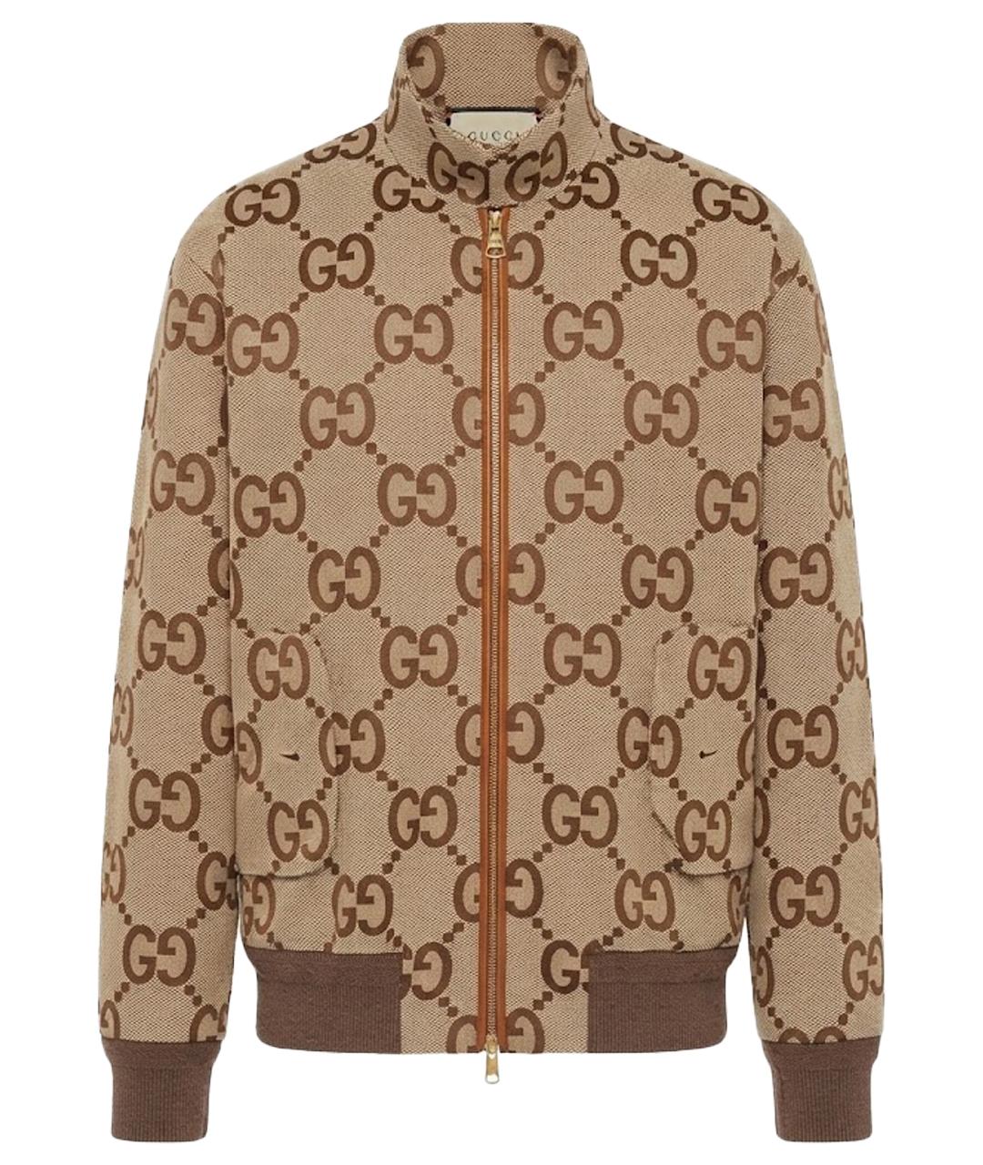 GUCCI Горчичная шерстяная куртка, фото 1