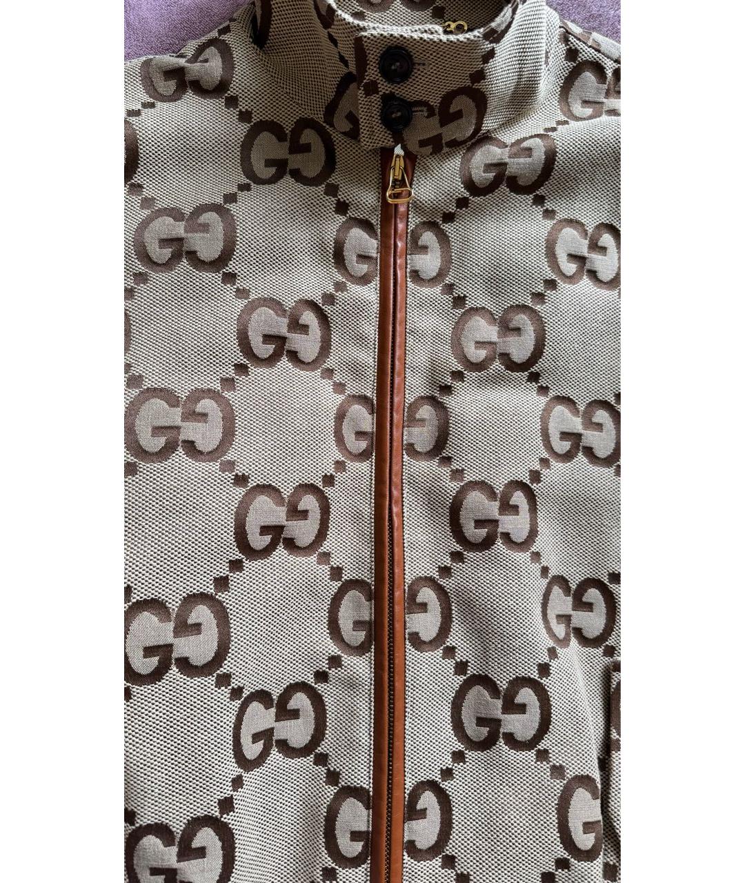 GUCCI Горчичная шерстяная куртка, фото 4