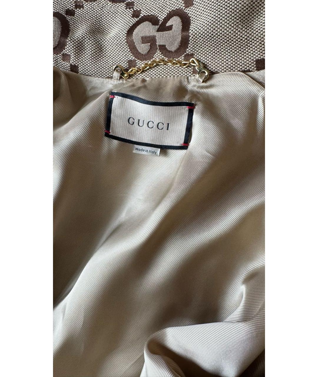 GUCCI Горчичная шерстяная куртка, фото 3