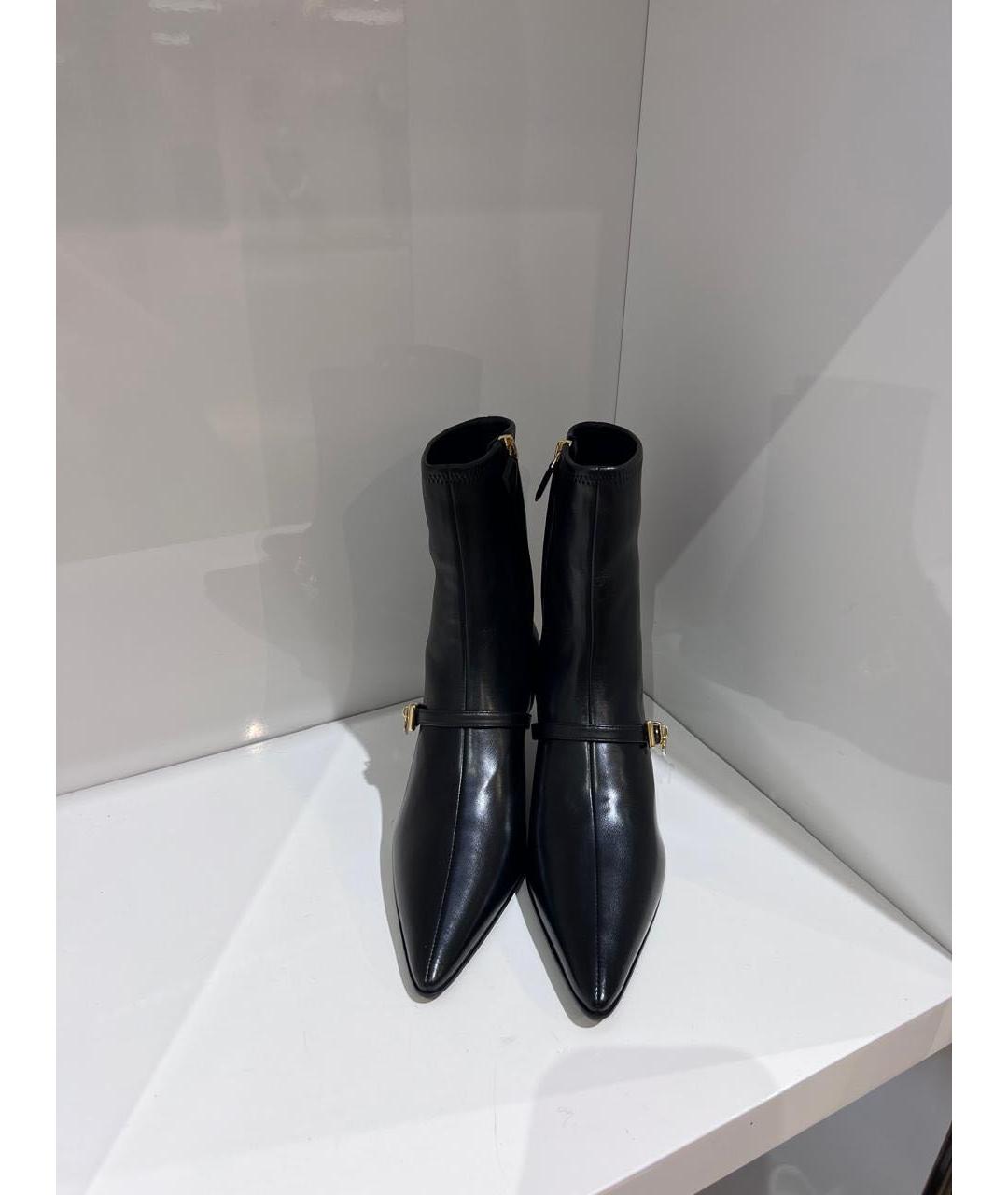 PRADA Черные кожаные ботильоны, фото 3