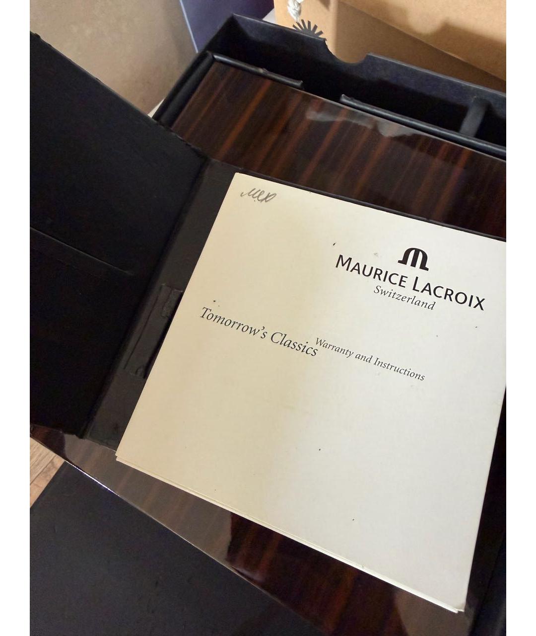 MAURICE LACROIX Серебряные стальные часы, фото 6