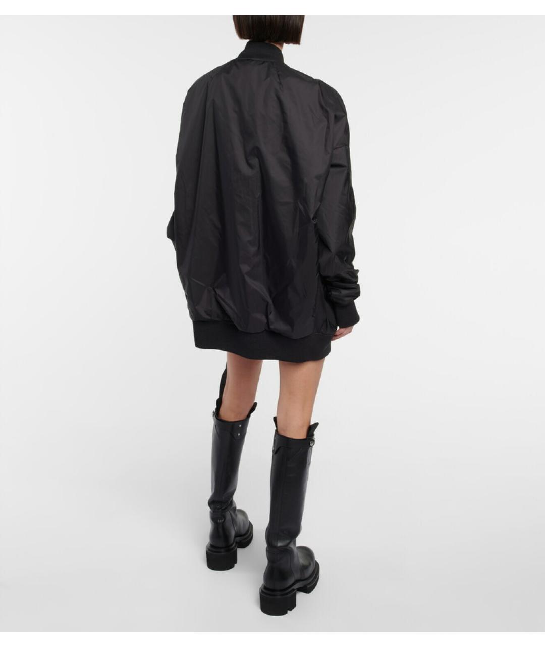 RICK OWENS Черная ацетатная куртка, фото 5