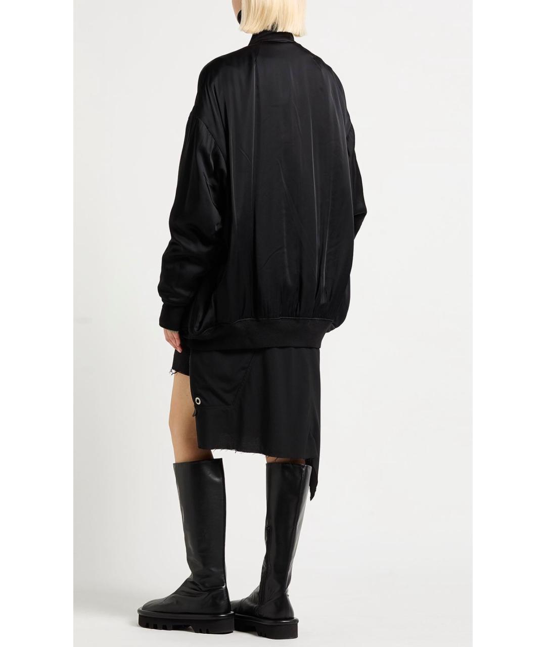 RICK OWENS Черная ацетатная куртка, фото 3