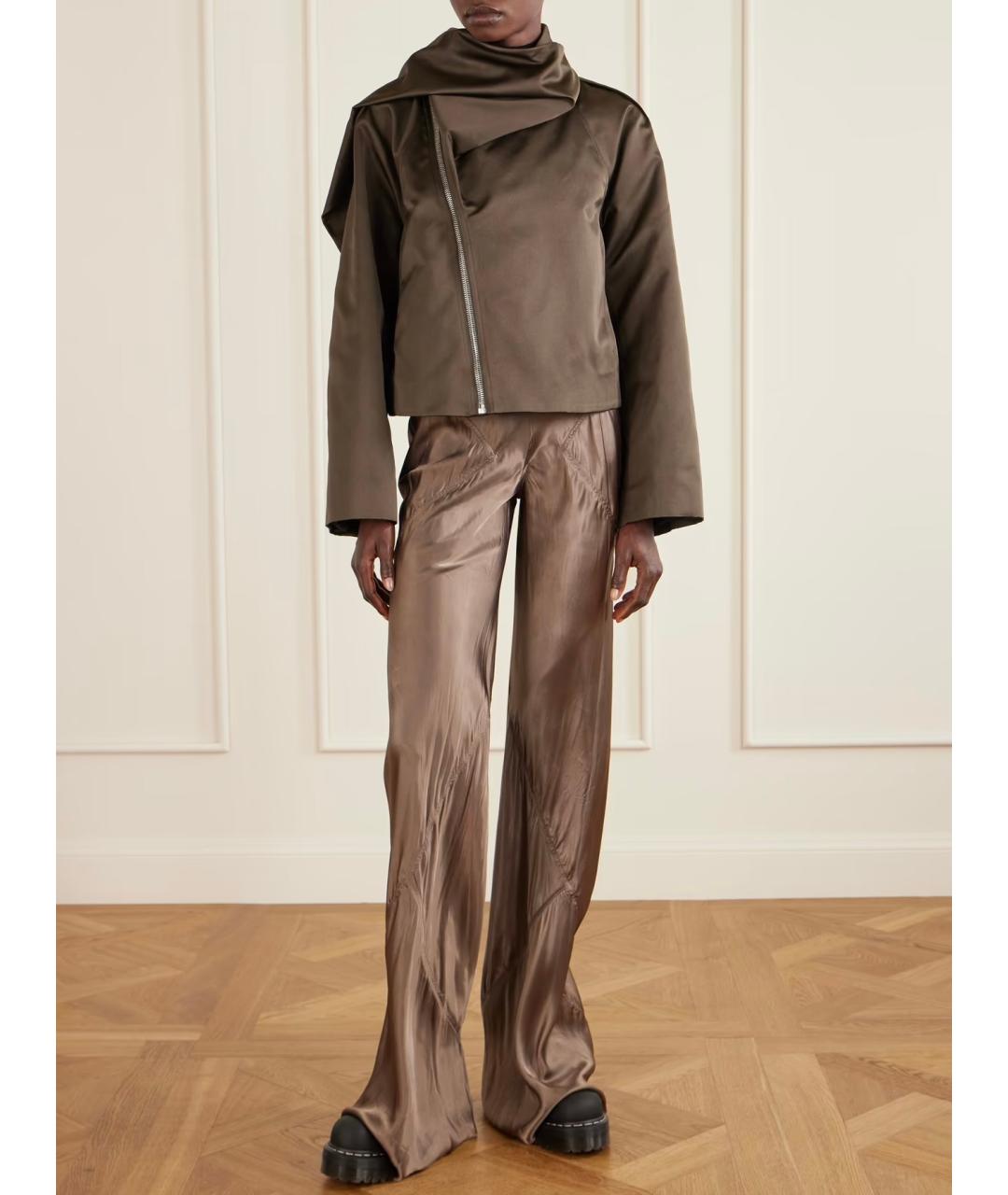 RICK OWENS Серая полиэстеровая куртка, фото 2