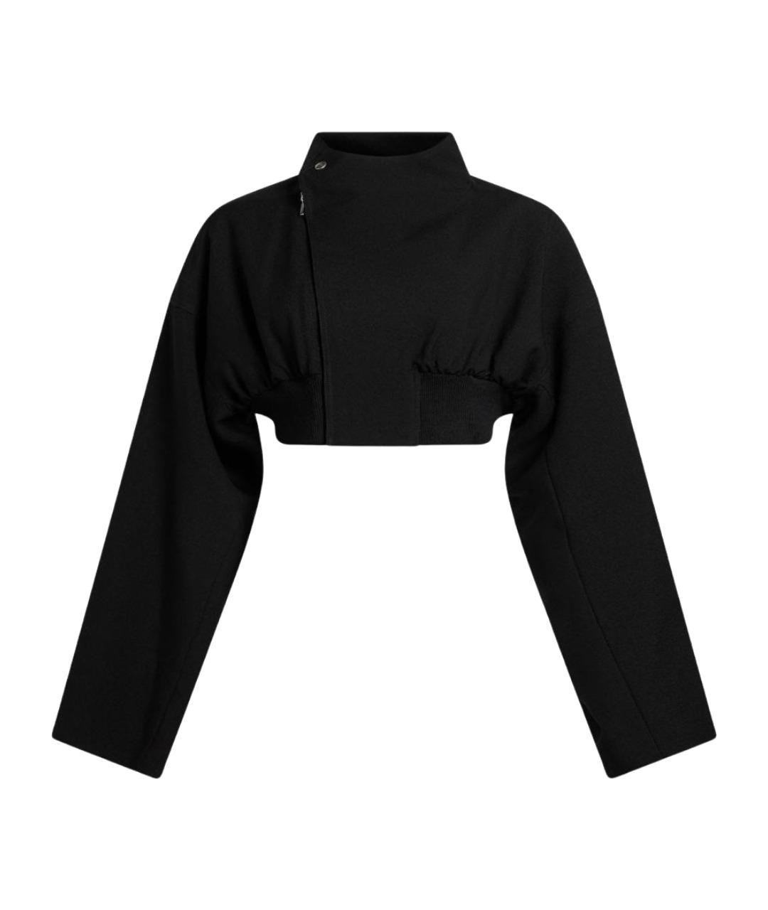 RICK OWENS Черная шерстяная куртка, фото 1