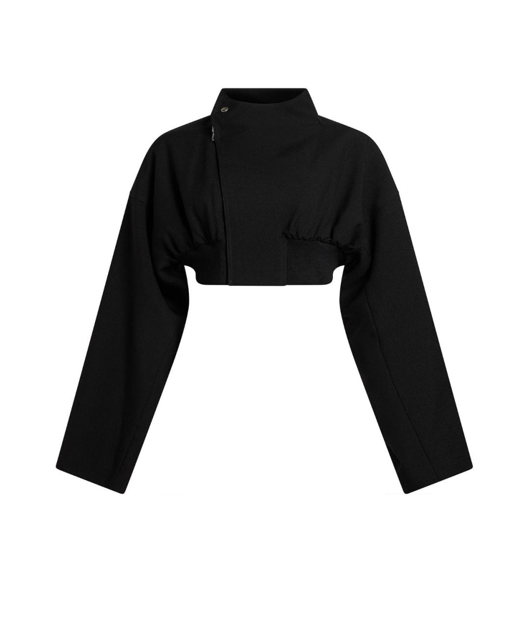 RICK OWENS Черная шерстяная куртка, фото 4