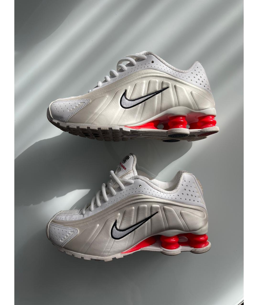 NIKE Белые кожаные кроссовки, фото 2