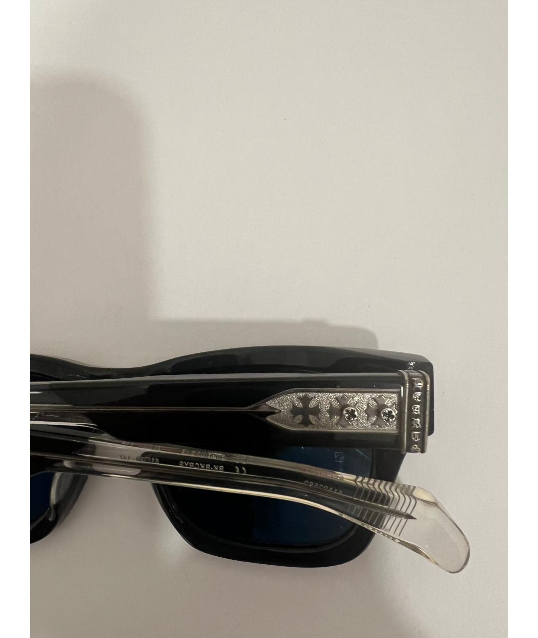 CHROME HEARTS Черные пластиковые солнцезащитные очки, фото 2
