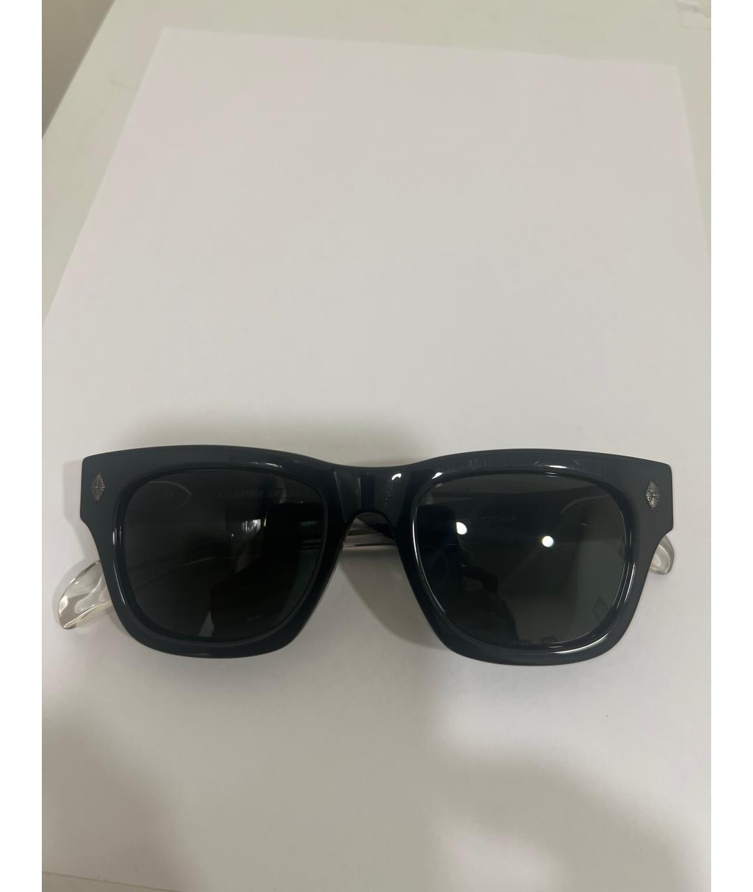 CHROME HEARTS Черные пластиковые солнцезащитные очки, фото 10