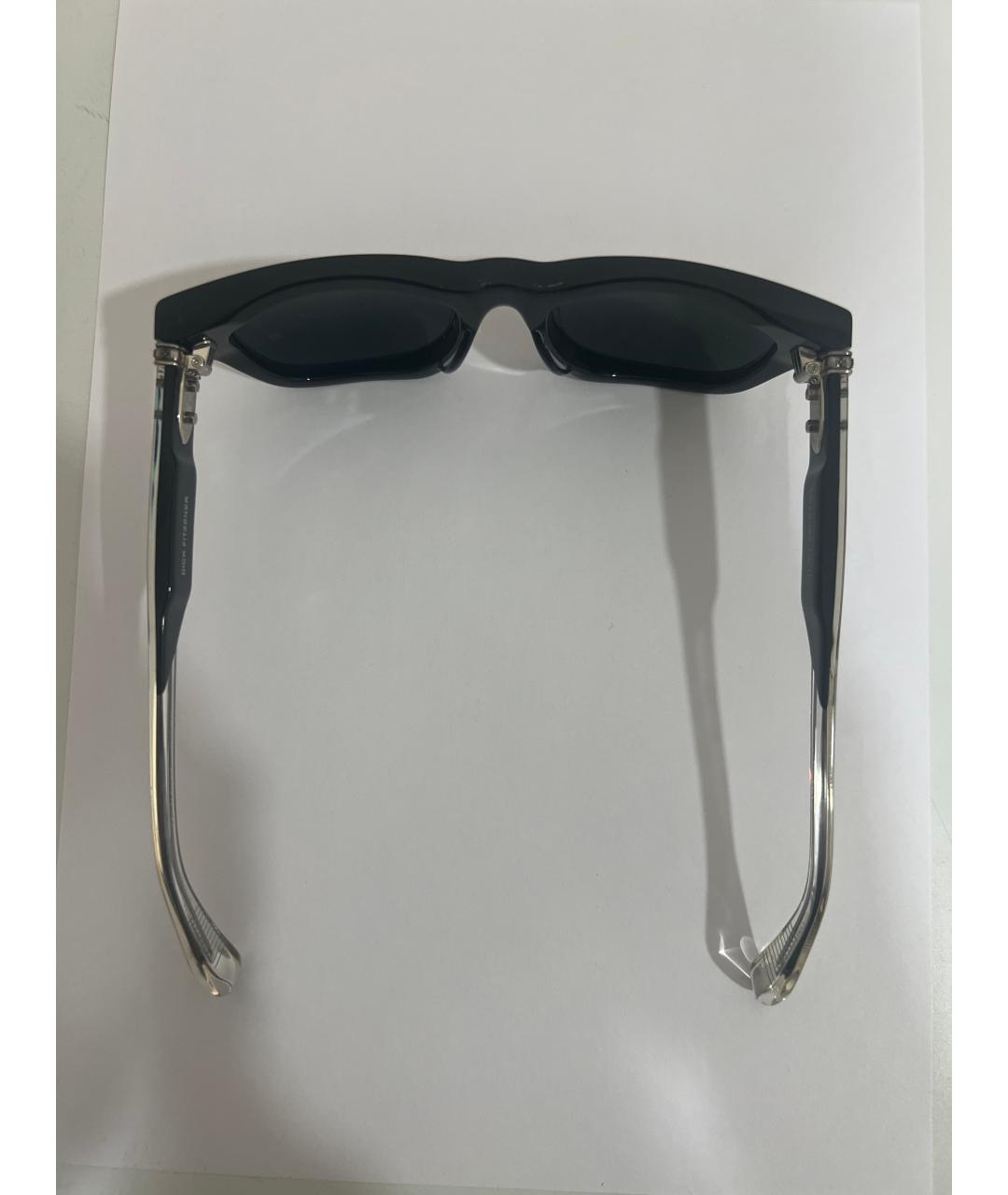 CHROME HEARTS Черные пластиковые солнцезащитные очки, фото 3