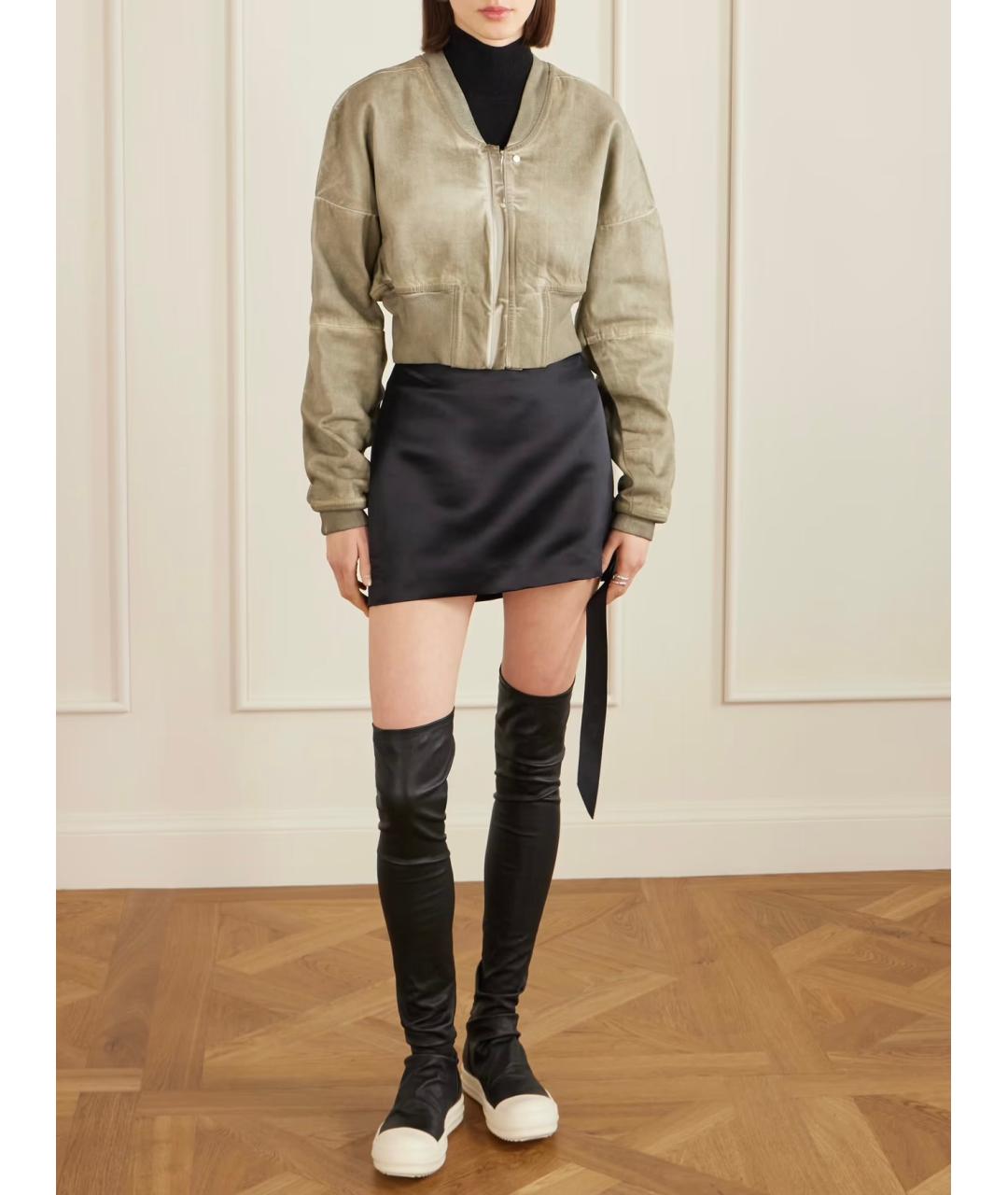 RICK OWENS Бежевая деним куртка, фото 2