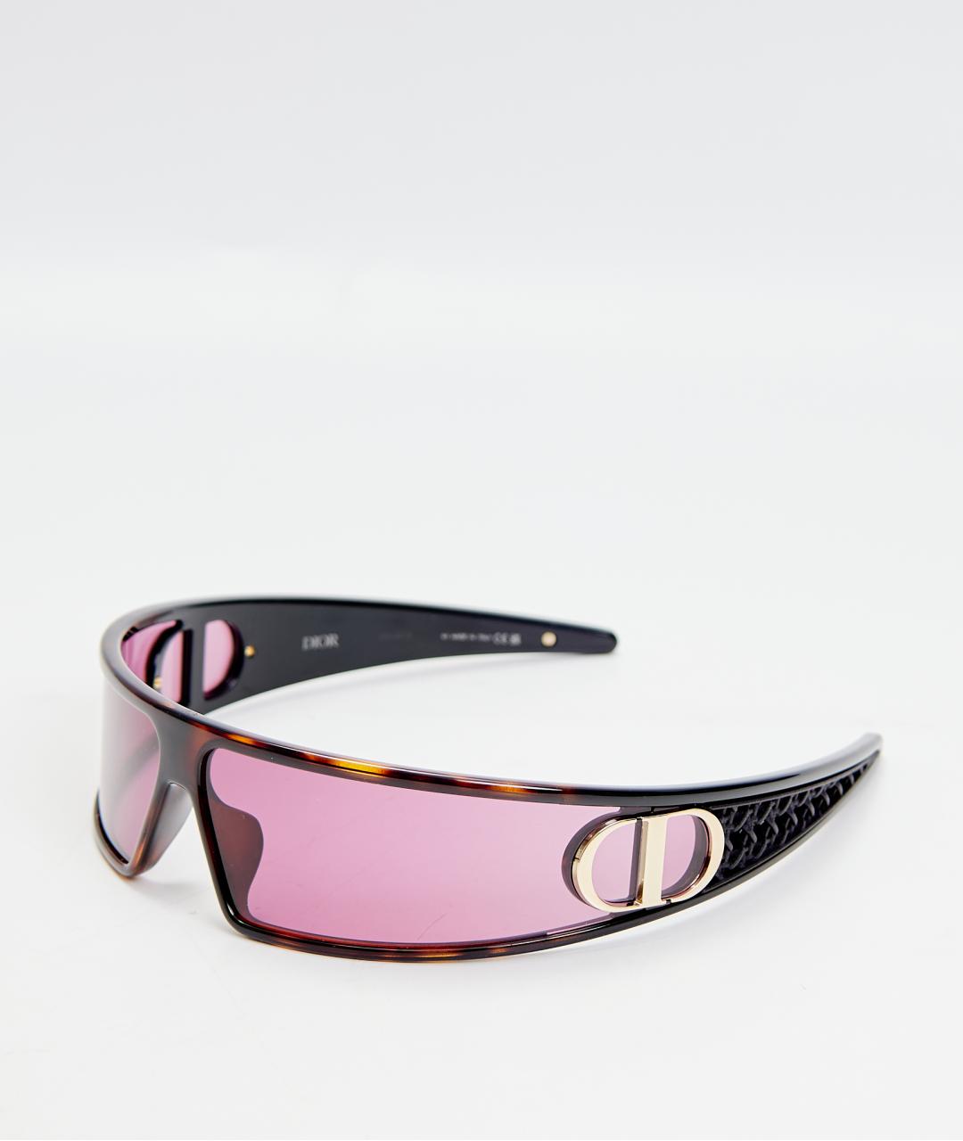 CHRISTIAN DIOR Розовые пластиковые солнцезащитные очки, фото 2