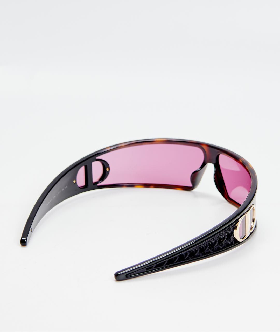 CHRISTIAN DIOR Розовые пластиковые солнцезащитные очки, фото 3
