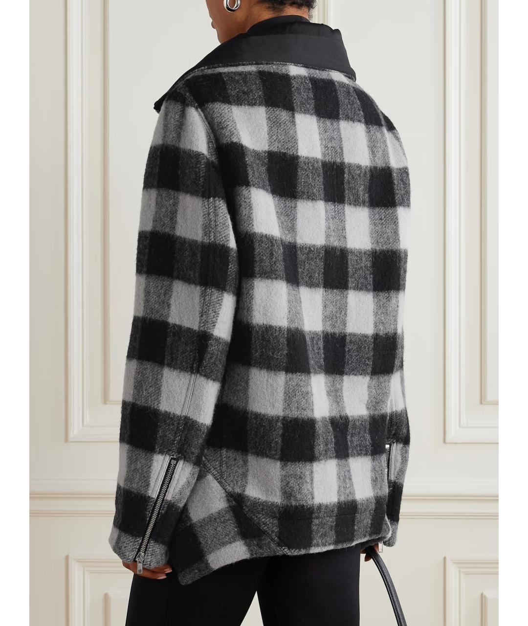 RICK OWENS Черная шерстяная куртка, фото 3