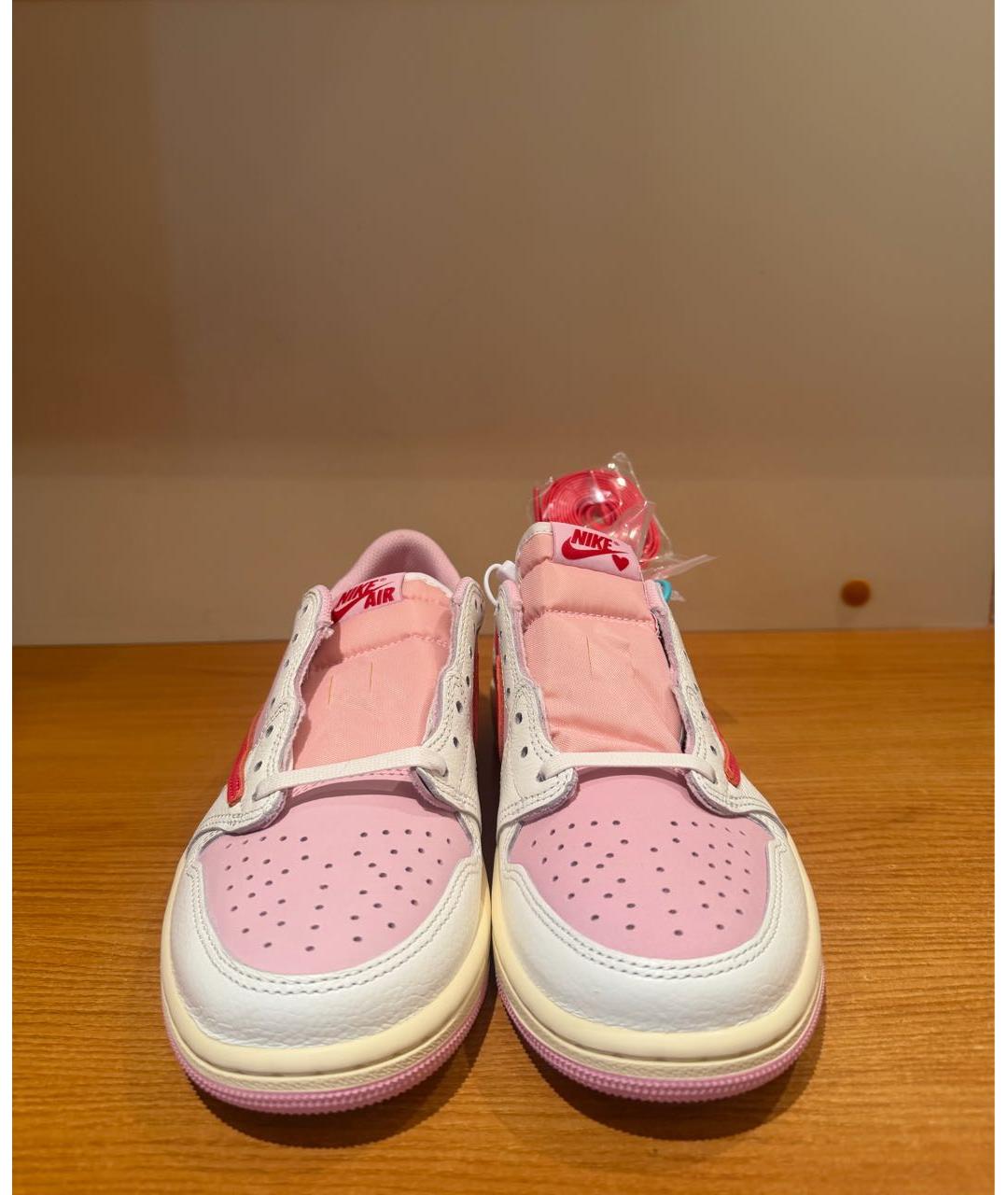 NIKE Розовые кожаные кеды, фото 2