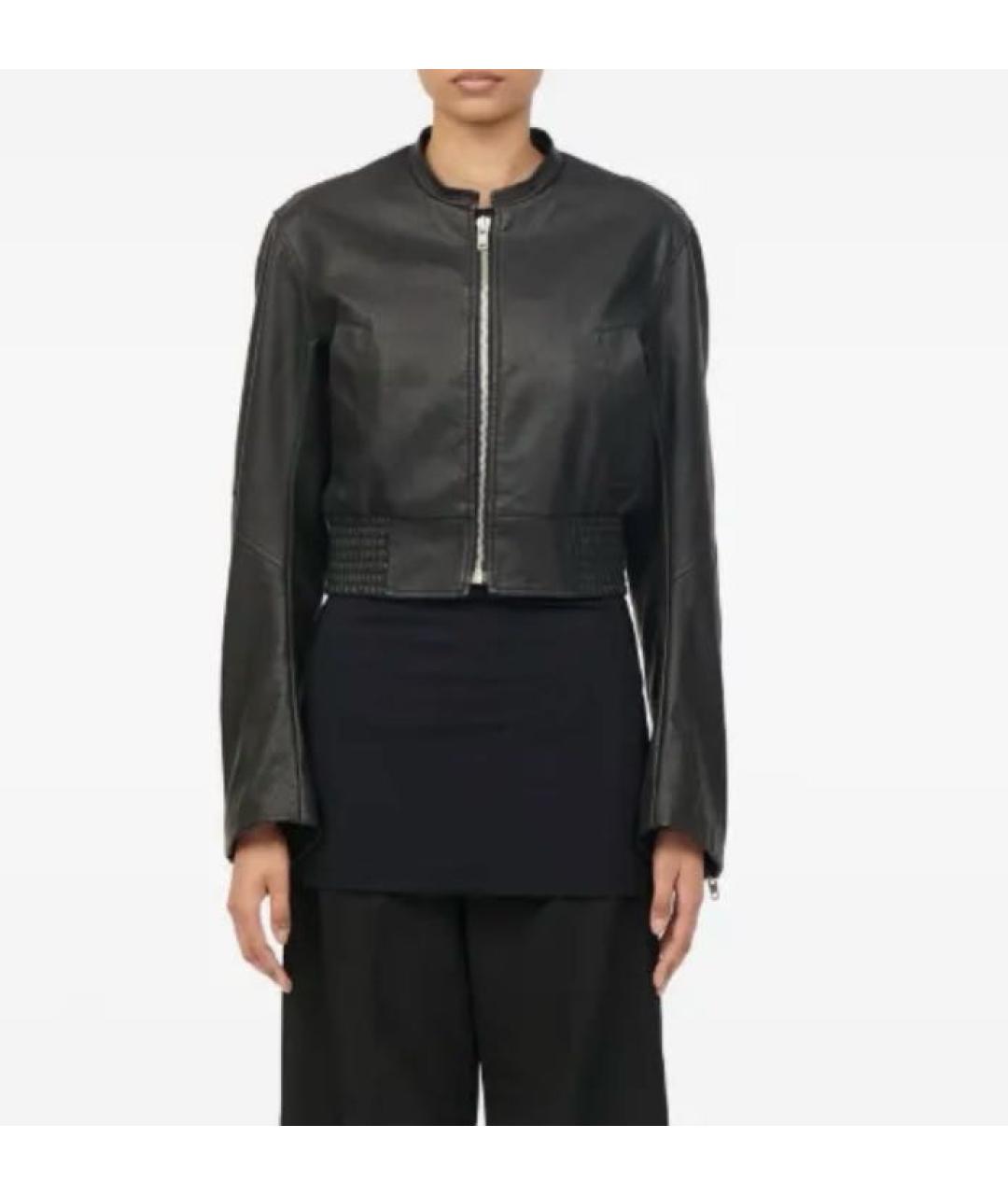 MM6 MAISON MARGIELA Черная полиэстеровая куртка, фото 7