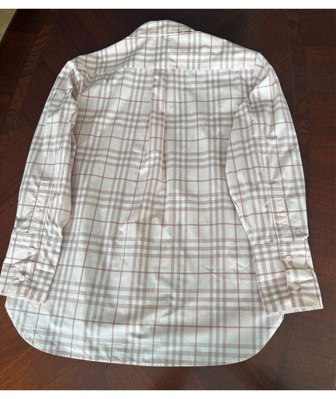 BURBERRY Розовая хлопковая рубашка, фото 2