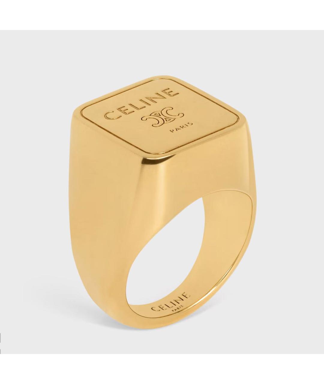 CELINE Золотое кольцо, фото 2