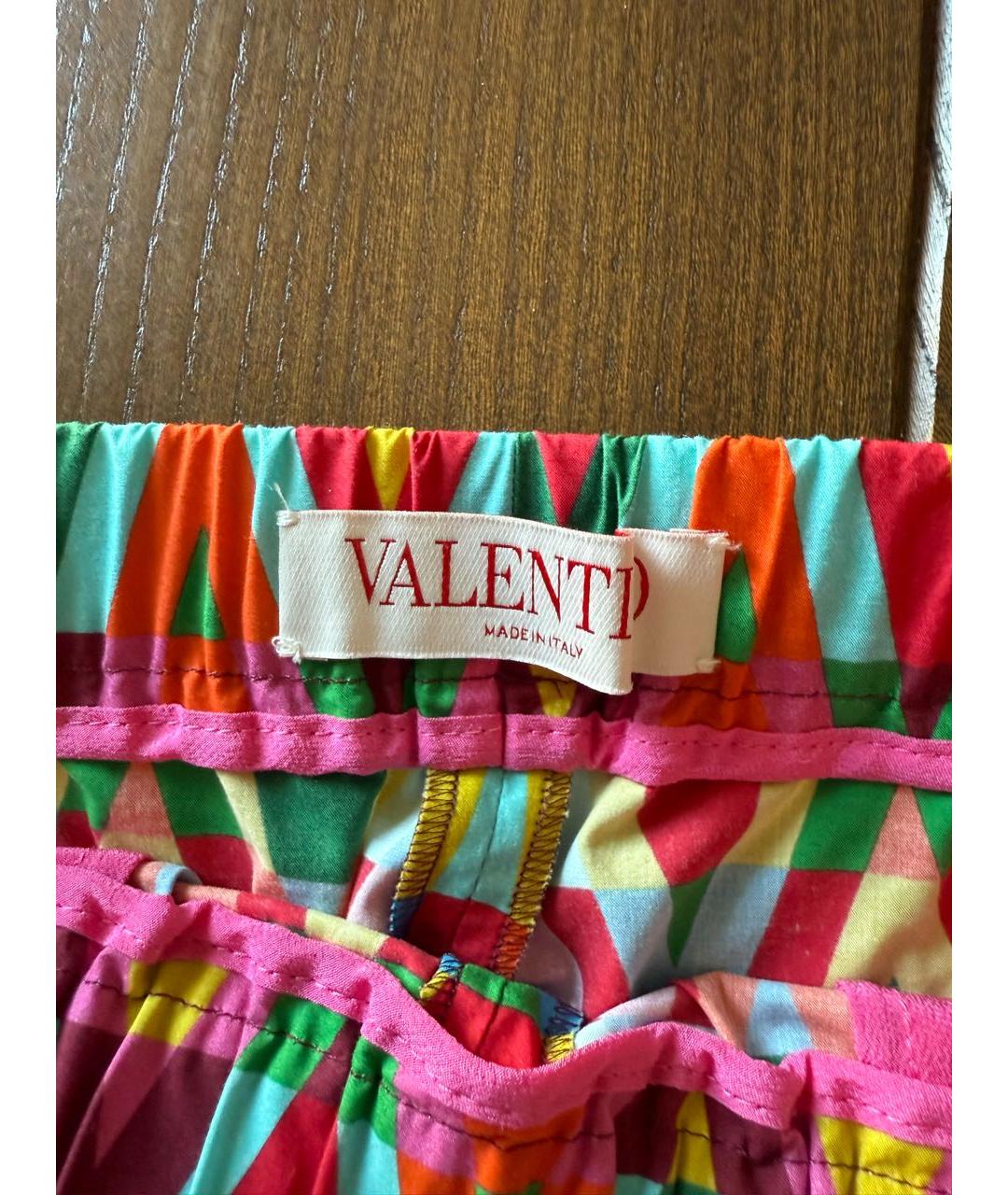 VALENTINO Мульти хлопковые шорты, фото 4