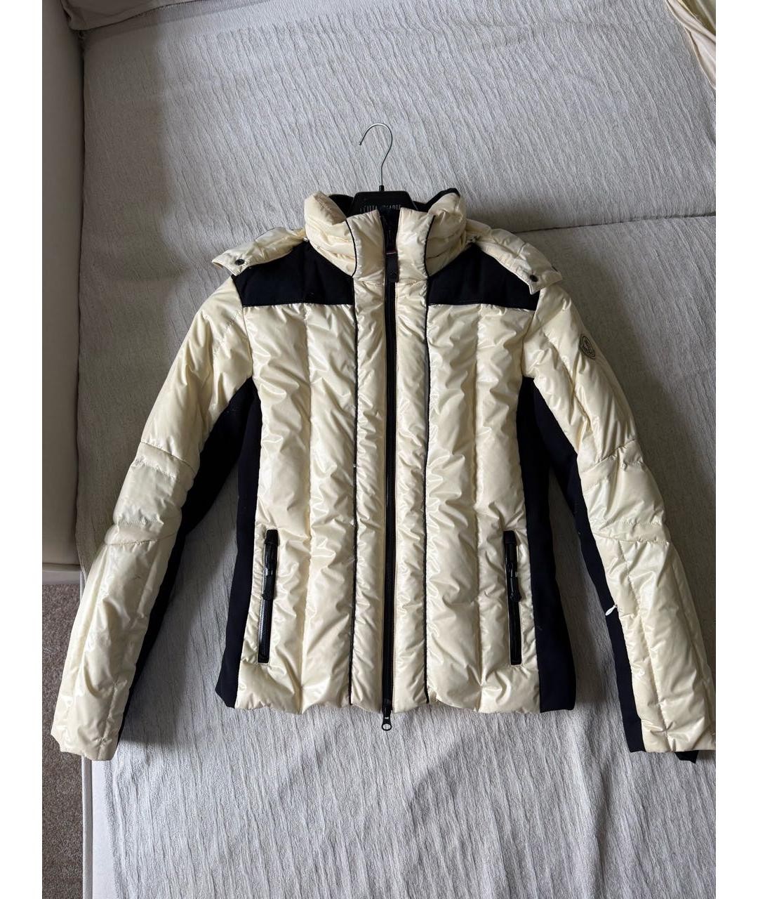 MONCLER Белая шерстяная куртка, фото 8