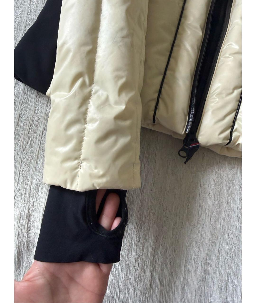 MONCLER Белая шерстяная куртка, фото 6