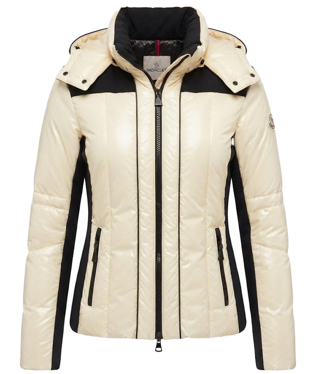 MONCLER Белая шерстяная куртка, фото 1