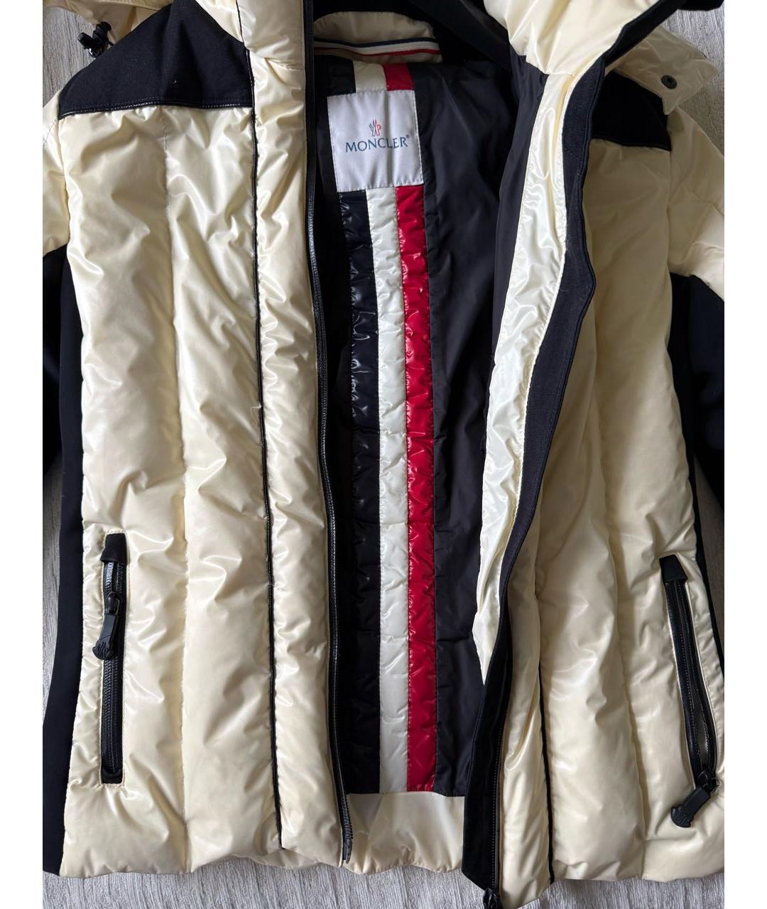 MONCLER Белая шерстяная куртка, фото 4