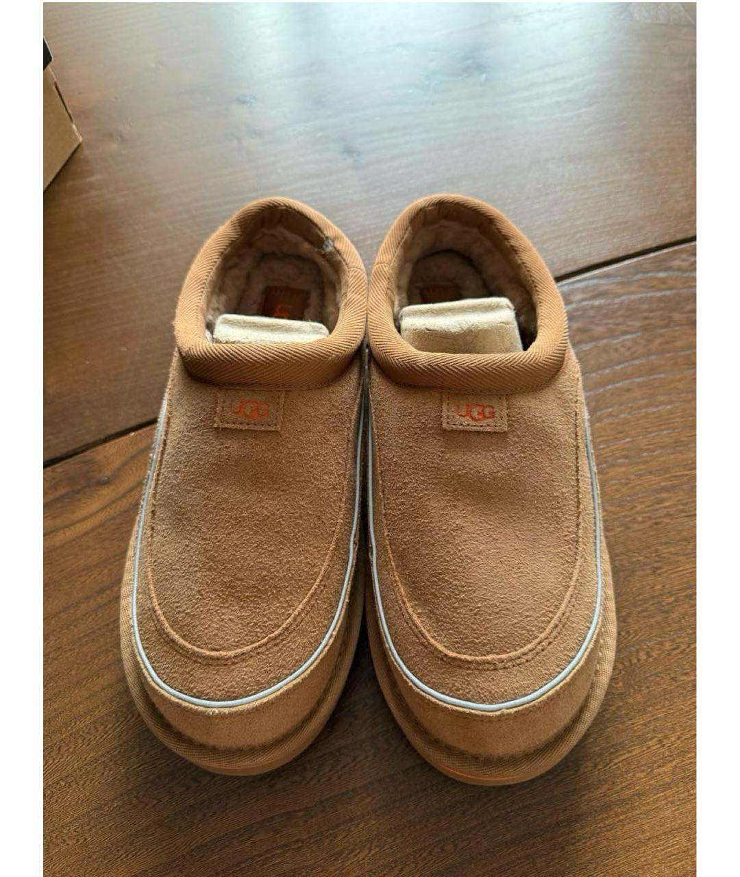 UGG Коричневые замшевые сабо, фото 2