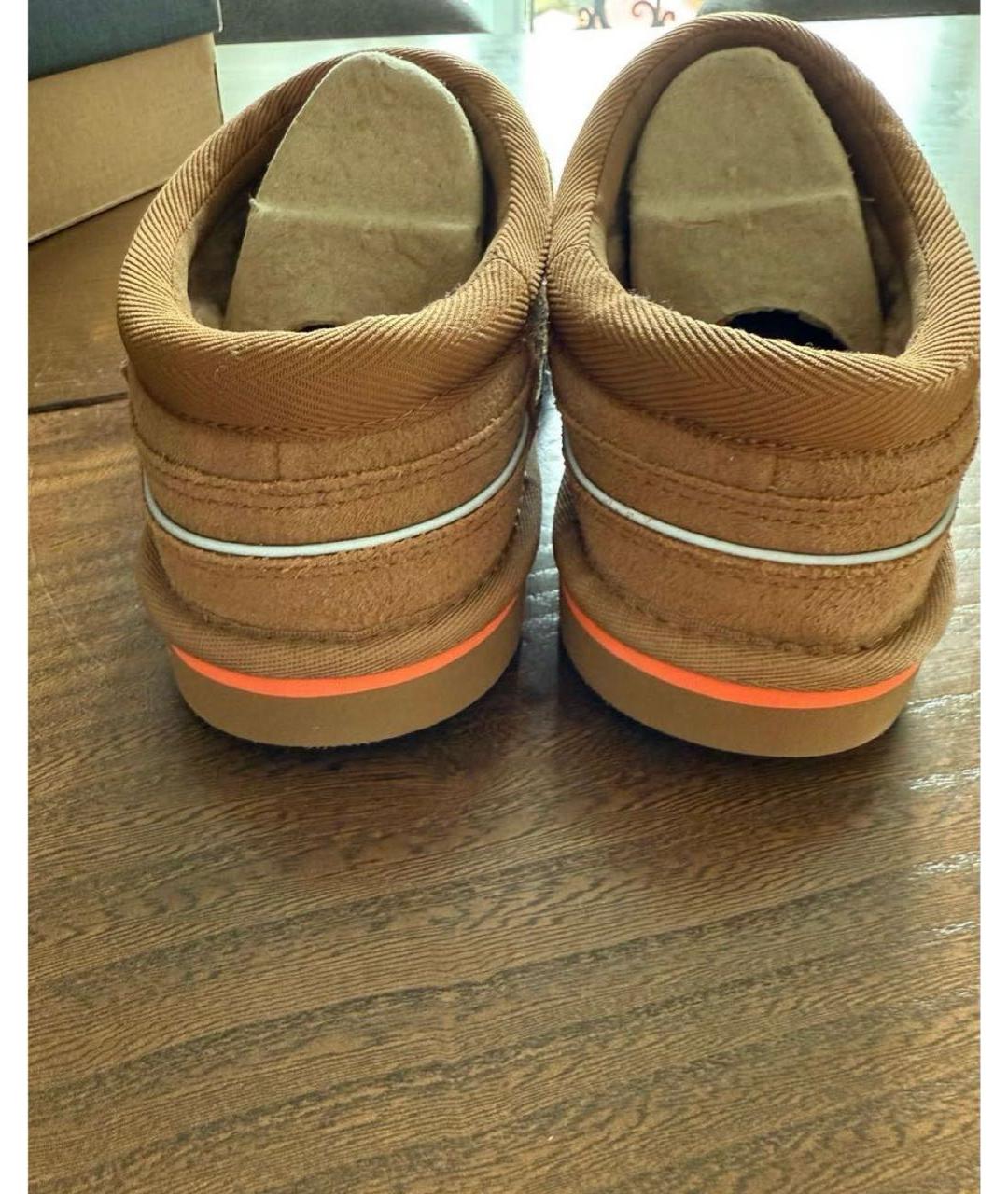 UGG Коричневые замшевые сабо, фото 3