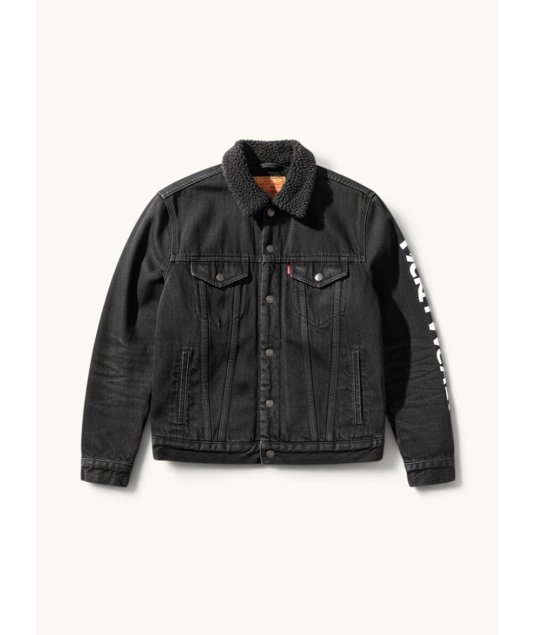 LEVI'S Черная хлопковая куртка, фото 9