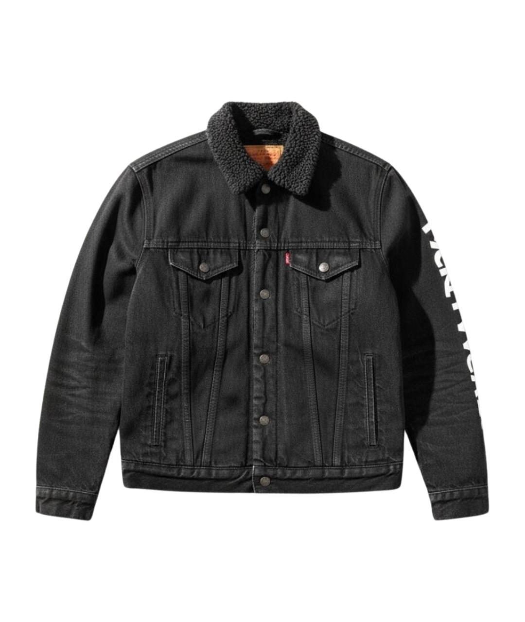 LEVI'S Черная хлопковая куртка, фото 1