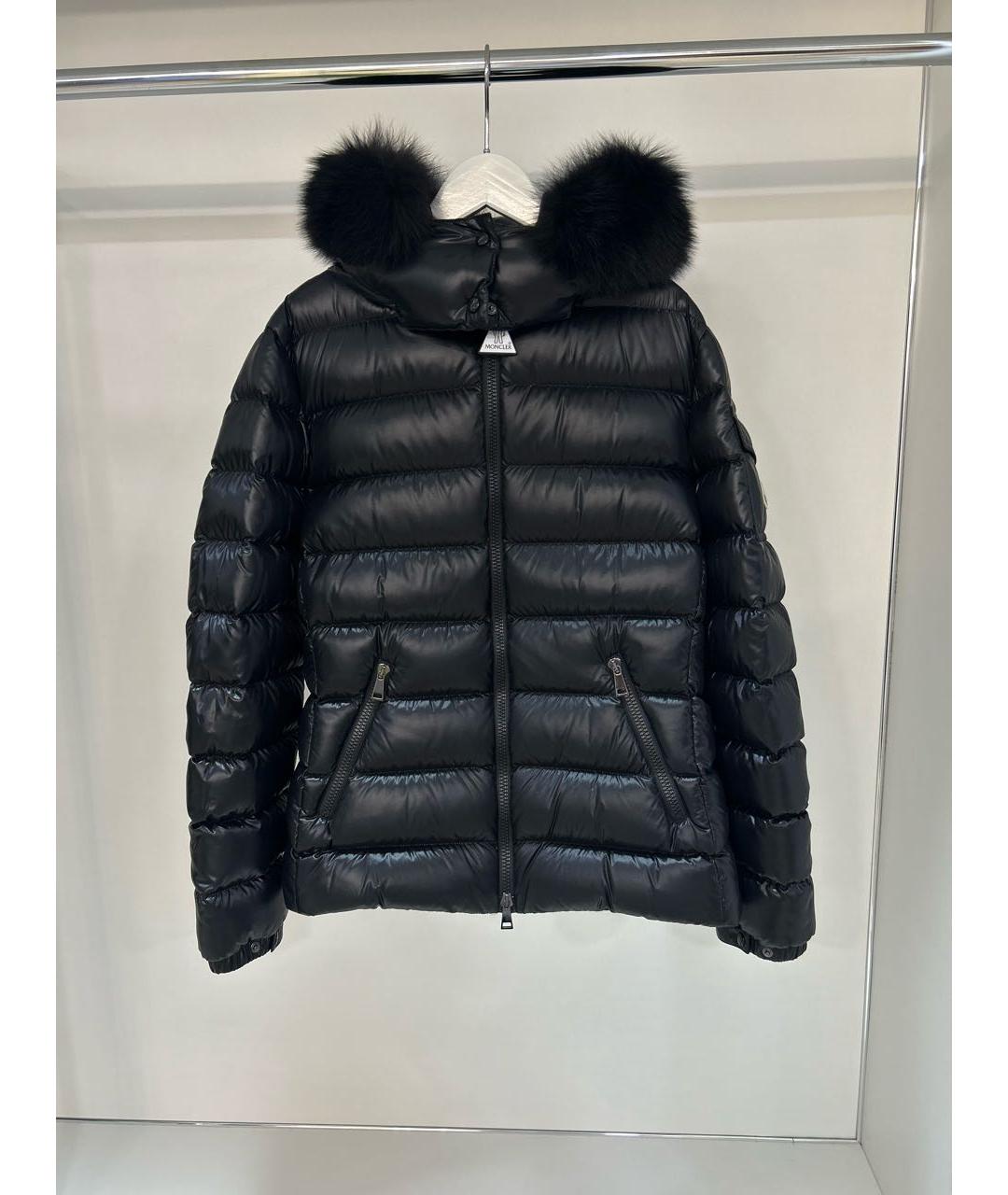 MONCLER Черный пуховик, фото 9