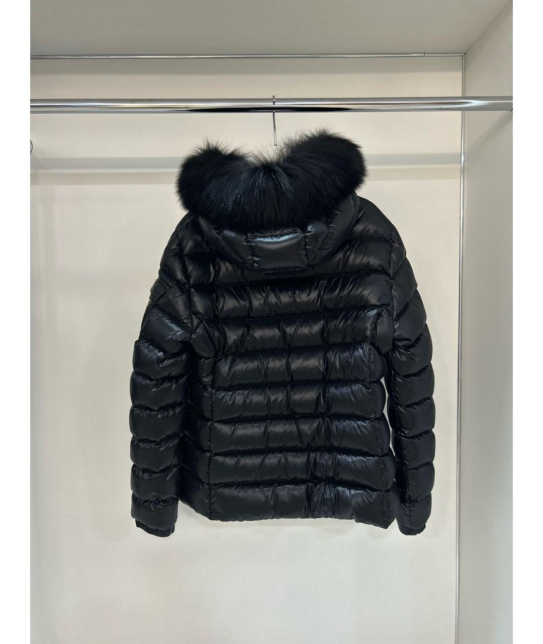 MONCLER Черный пуховик, фото 2