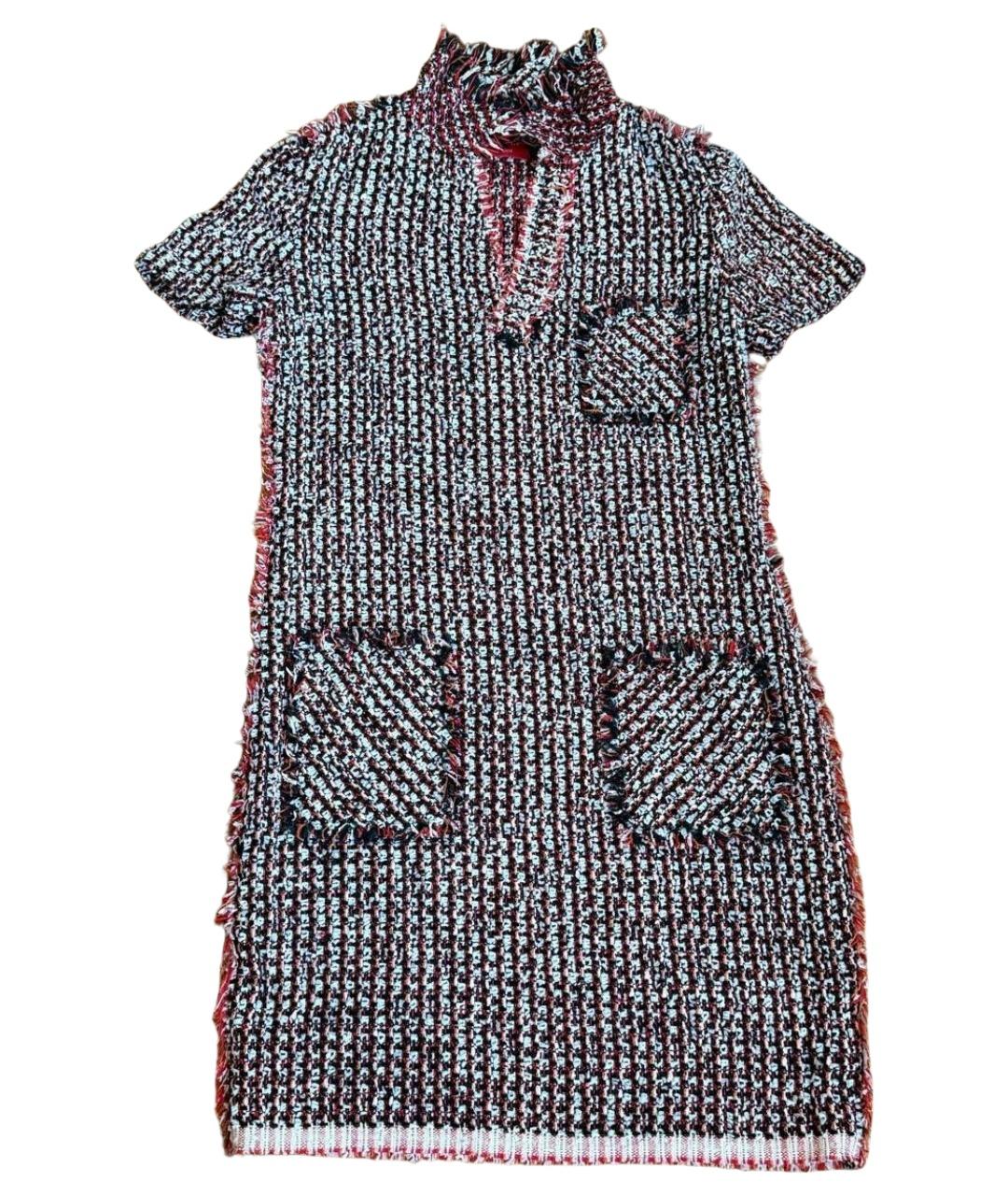 LANVIN Мульти хлопковое повседневное платье, фото 1