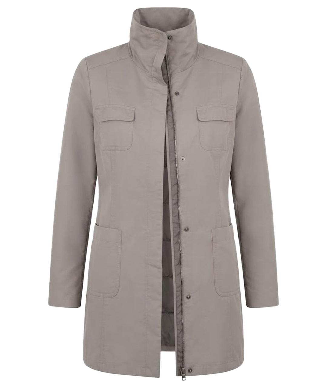 WEEKEND MAX MARA Серая полиэстеровая куртка, фото 1
