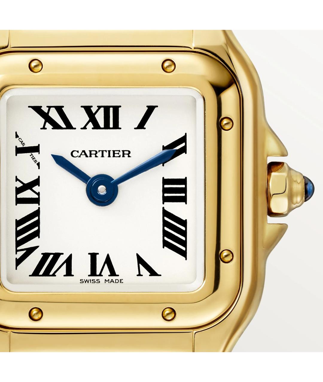 CARTIER Золотые часы из желтого золота, фото 4