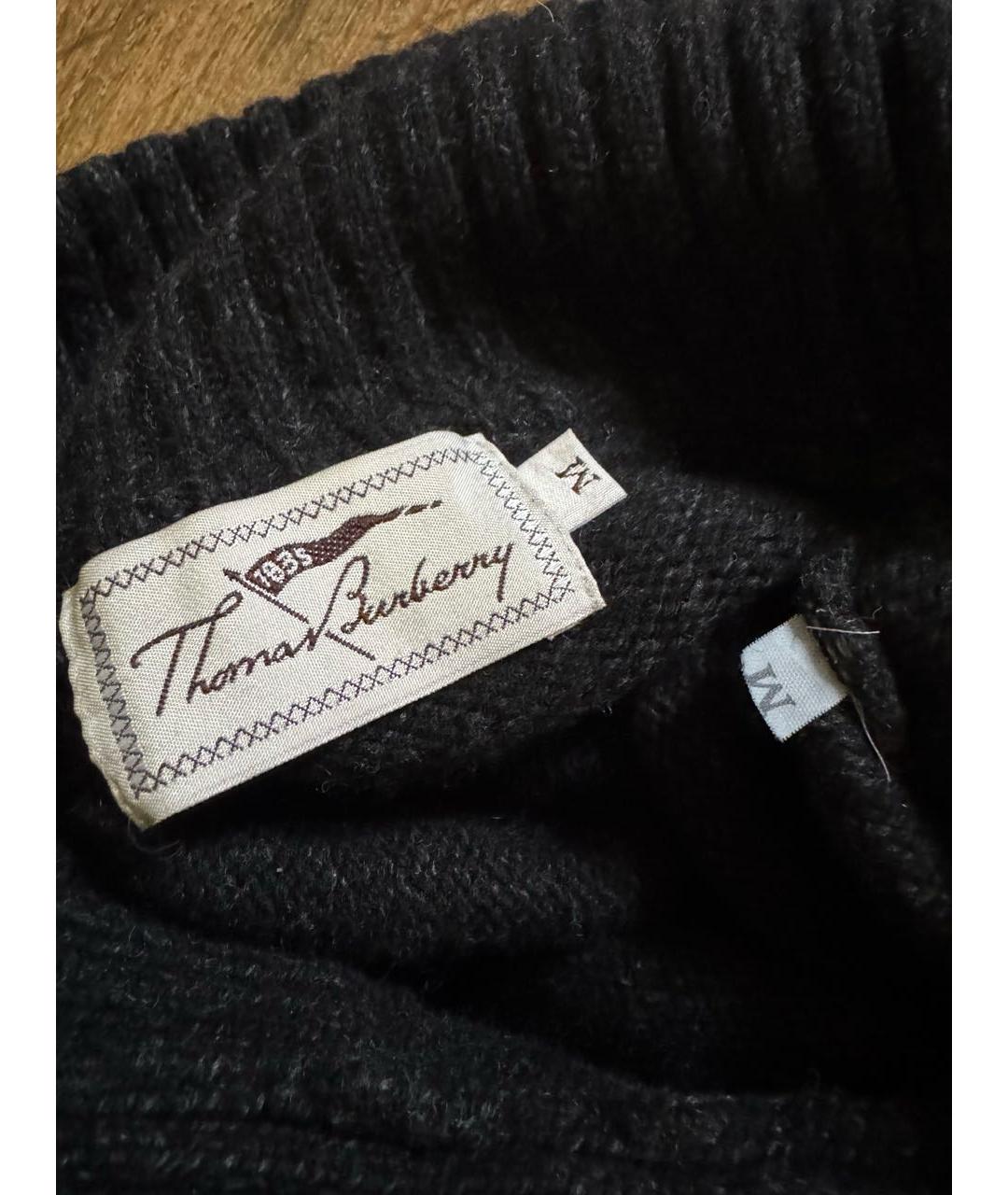BURBERRY Серый шерстяной джемпер / свитер, фото 3