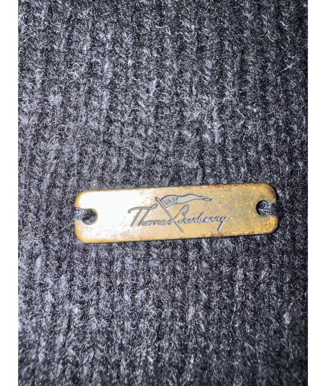 BURBERRY Серый шерстяной джемпер / свитер, фото 4