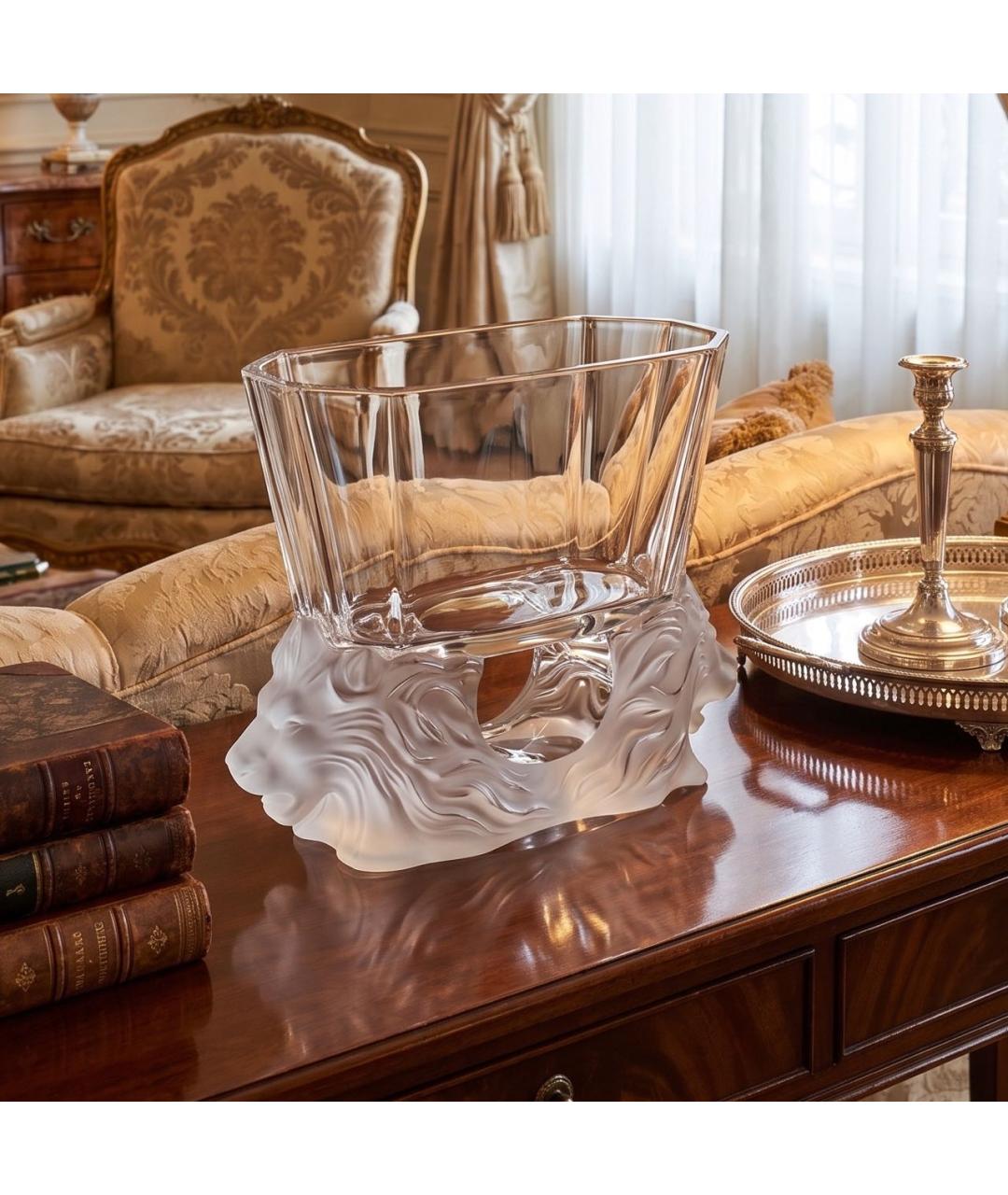 LALIQUE Прозрачная ваза, фото 2