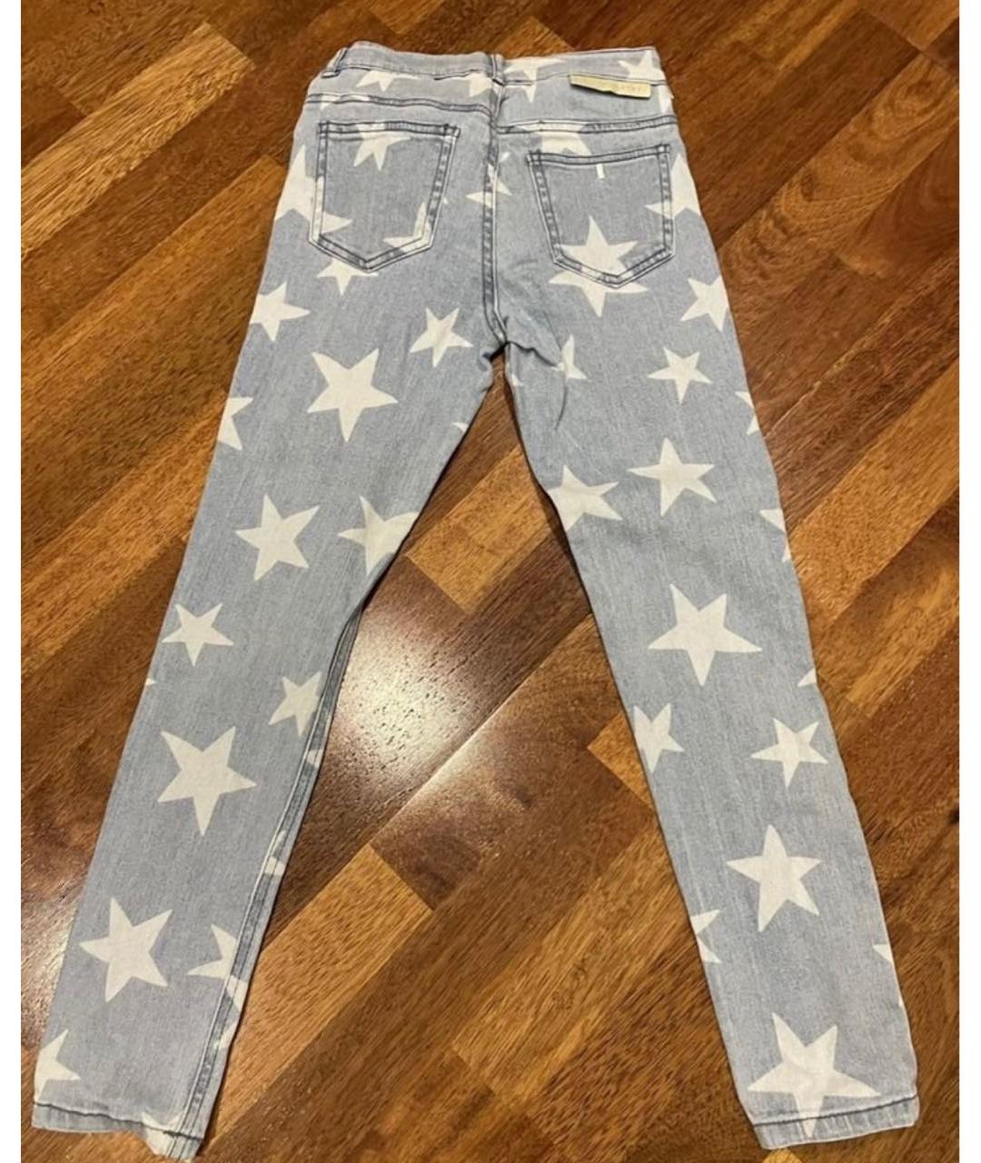 STELLA MCCARTNEY KIDS Голубые хлопковые детские джинсы, фото 2