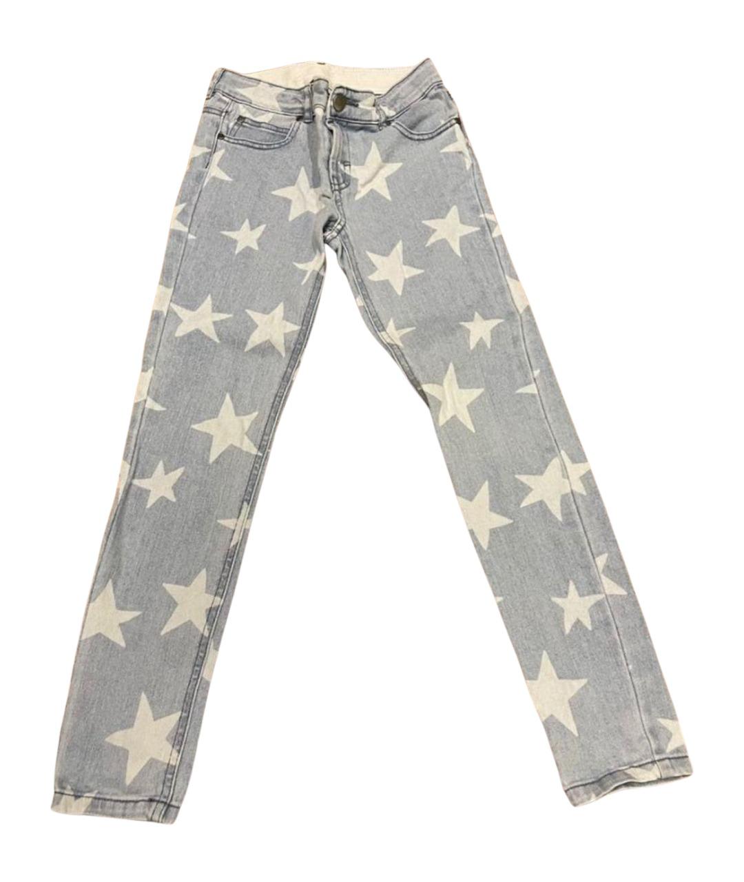 STELLA MCCARTNEY KIDS Голубые хлопковые детские джинсы, фото 1