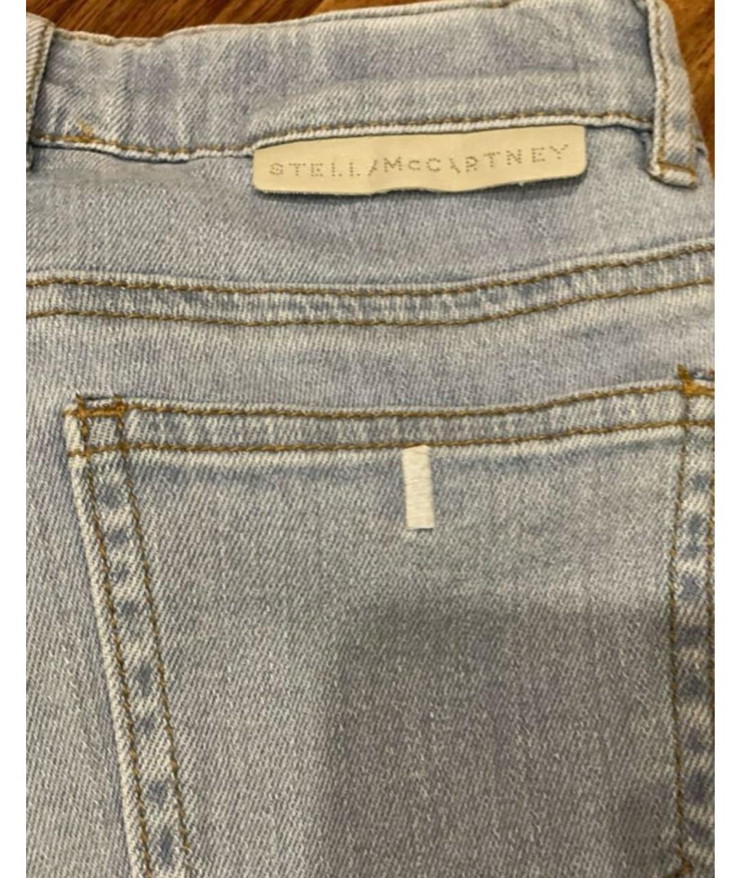 STELLA MCCARTNEY KIDS Голубые хлопковые детские джинсы, фото 3